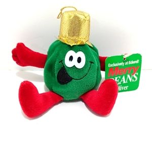Vintage Merry Beans OLIVER Christmas Plush Bean Bag Eckerd ORIGINAL TAGS